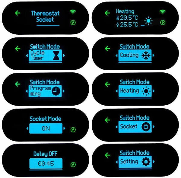Revolt WLAN-Steckdosen-Thermostat für Heiz- & Klimageräte App 2 Sensoren, Bild 10