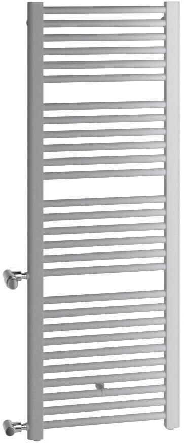 Kermi Basic-D Straight Connection Right Hub Connection 900mm 1448 x 35 x 599mm Gloss Silver Metallic (E001D150060W4XK)