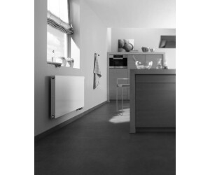 Kermi Plan-V Glatt Typ 11 Ventil rechts mit Abdeckung 405 x 63 x 1205mm Weiß (PTV110401201R1K)