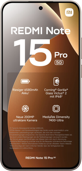 Xiaomi Redmi Note 15 Pro 5G 8GB 256GB Titanium, Bild 2