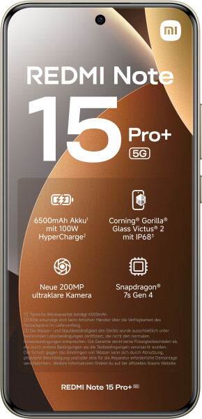 Xiaomi Redmi Note 15 Pro+ 8GB 256GB Mocha Brown, Bild 2