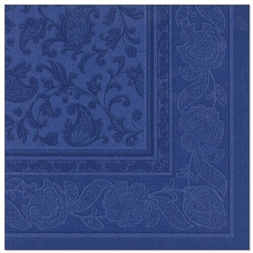 PAPSTAR Runner Da Tavola Royal Collection, Blu Scuro, 40cm X 5m, Effetto Tessuto, FSC