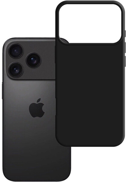3mk Handyhülle für iPhone 17 Pro Max Matt Case Schwarz