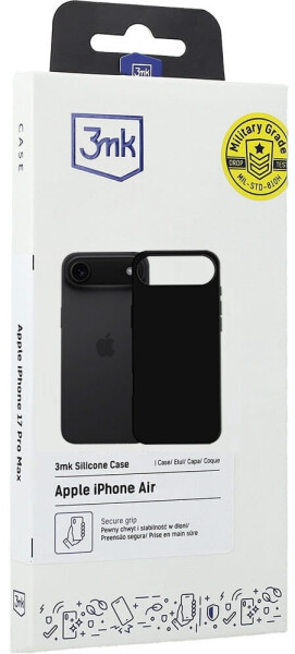 3mk Handyhülle für iPhone Air Silicone Case Schwarz, Bild 2