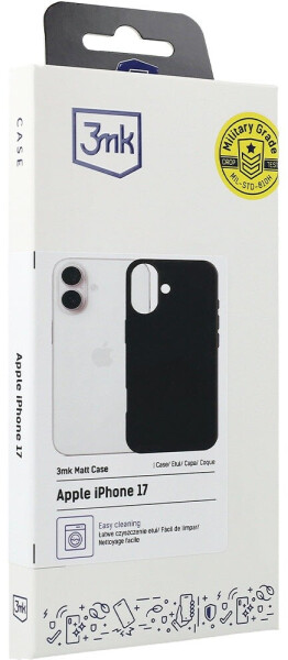 3mk Handyhülle für iPhone 17 Matt Case Schwarz, Bild 2