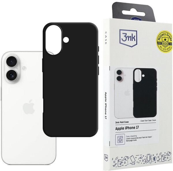 3mk Handyhülle für iPhone 17 Matt Case Schwarz, Bild 5