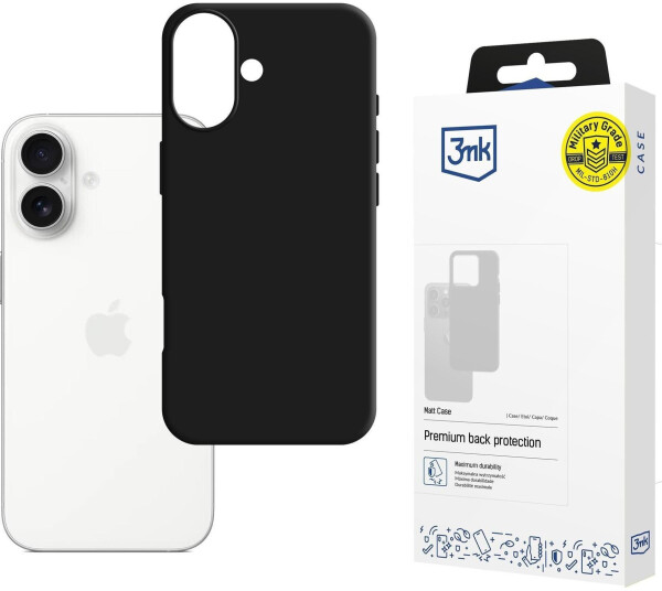 3mk Handyhülle für iPhone 17 Matt Case Schwarz, Bild 6