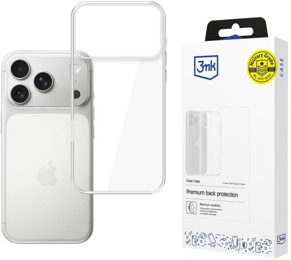 3mk Handyhülle für iPhone 17 Pro Clear Case Transparent, Bild 6