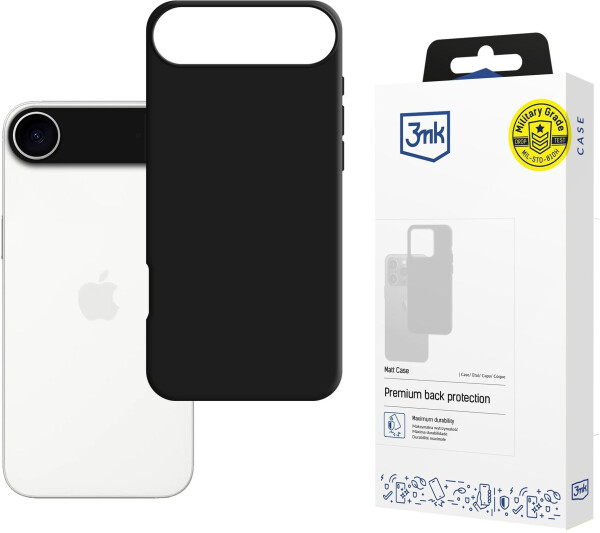 3mk Handyhülle für iPhone Air Matt Case Schwarz, Bild 6