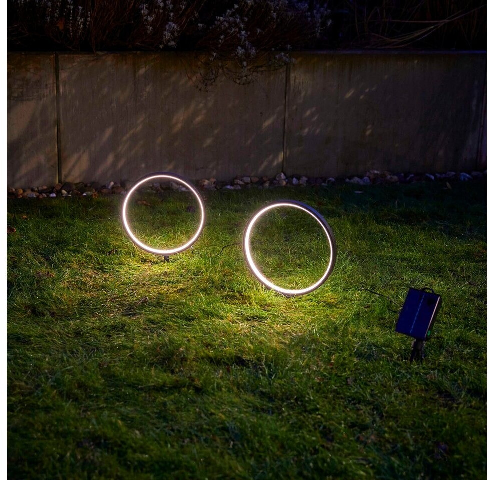 Northpoint LED Gartenleuchte warmweiß Akku, kreisrund ab 27,90 € (Oktober 2026)