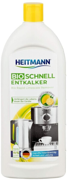 Heitmann Heitmann Entkalker 3363 Bio Schnell-Entkalker Bio-Flüssigentkalker für 3 Anwendungen 250ml (8877), Bild 4