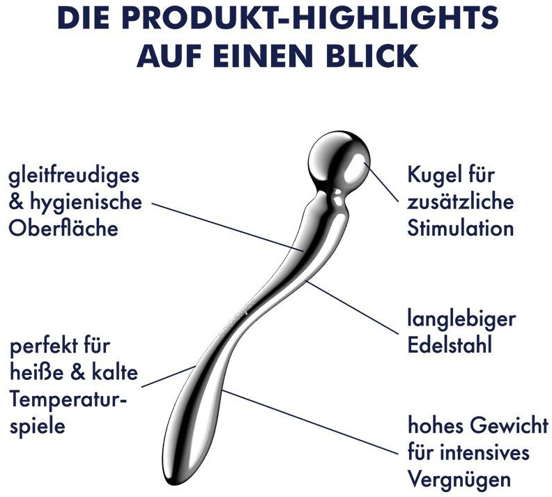 Satisfyer Star Force 2 Edelstahl Doppel-Dildo ab 42.49  | Vergleiche 8  Angebote auf idealo.de