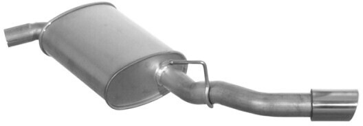 Silencieux Arrière Pour Peugeot 106 (1991-2003) - Compatible 1.0, 1.1, 1.4, 1.5 D, Pièce D'origine équivalente, Qualité Durable - 12