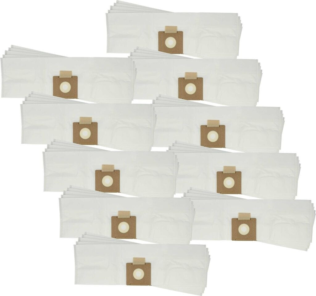 vhbw 50x Staubbeutel Ersatz für Floormatic 10009747 für Staubsauger 59cm x 17,5cm Weiß