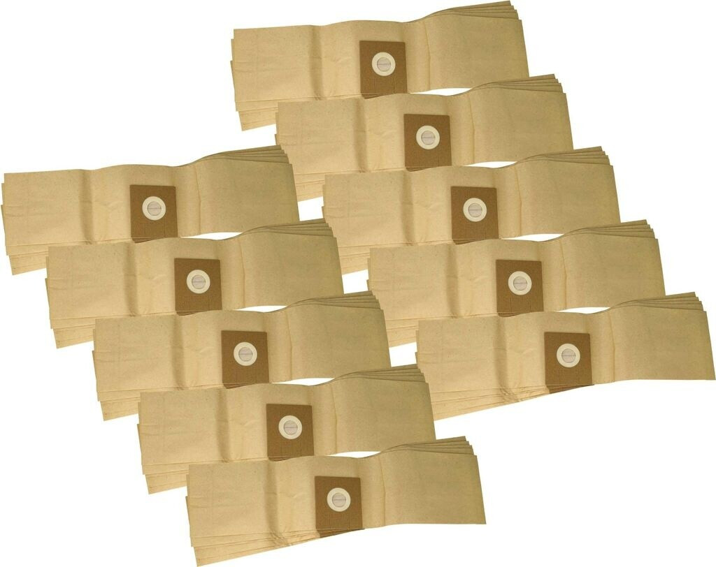 vhbw 50x Staubbeutel kompatibel mit Hako Supervac D 5, 7206-00, Cleanserv VD 5 Staubsauger 63cm x 15cm braun