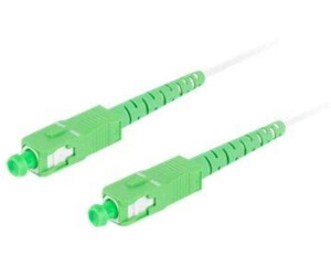 Lanberg Fiber Patchk. SM SC/APC-SC/APC SIMPLEX 10m G657B3 Multimode-Faser 10 m (FO-SASA-SS31-0100-WH)