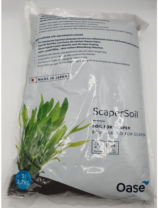 Oase ScaperLine Soil 3 l schwarz