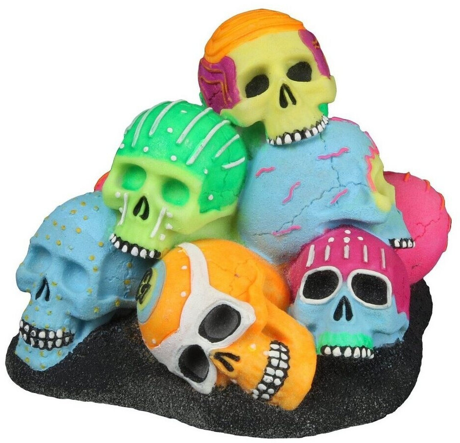 Aquadella Aquarium Dekoration Dia de los Muertos Schädelhaufen