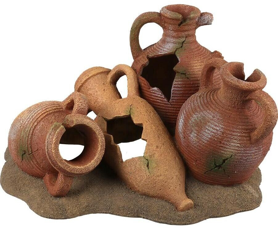 Aquadella Aquariendekoration Amphoren Cluster, Größe: S