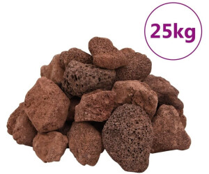 vidaXL Lavagranulat 25 kg Rot 5-8 cm