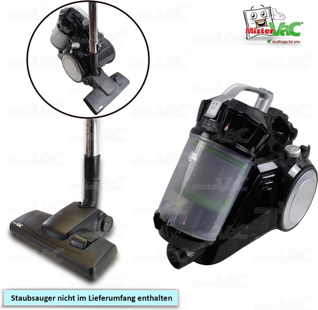 Mister Vac Staubsaugerdüse Bodendüse Einrastdüse Ersatzdüse kompatibel mit Dirt Devil M5090-1 INFINITY EQU