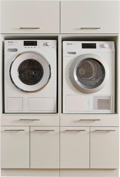 Freiraum Waschmaschinenumbauschrank >LAUNDREEZY< in weiß 135x200x67,5 (BxHxT), Bild 2