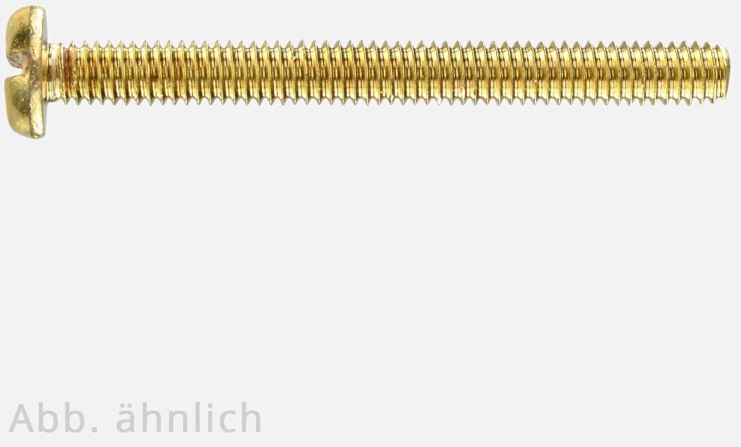 DIN 95 LinsenSenkkopf-Holzschraube 6x60 Messing vernickelt Schlitz 100 Stk