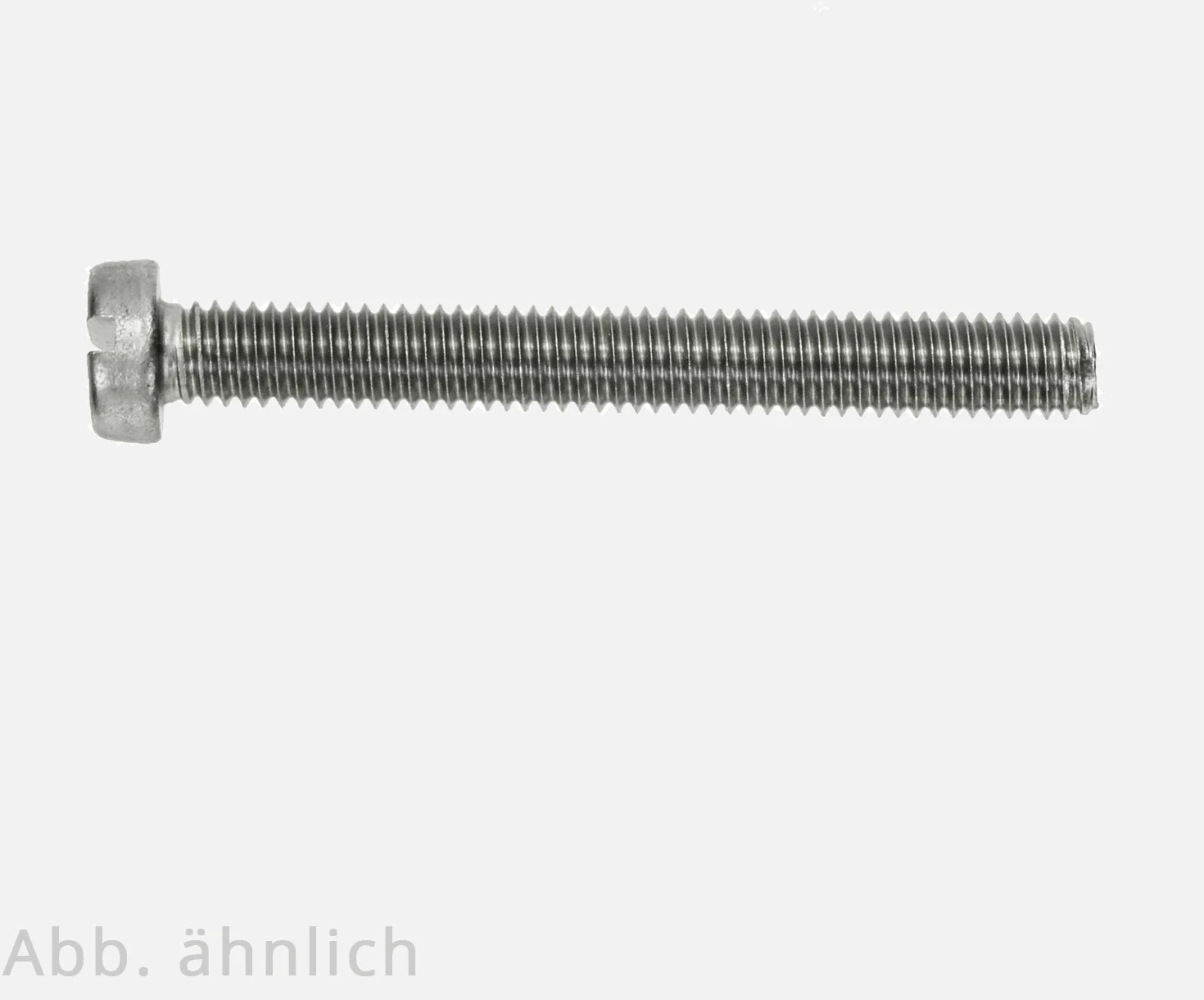 Vis à Tête Cylindrique Fendue Reyher – DIN 84 / ISO 1207, Diamètre 5 Mm, Lot De 500, Acier Inoxydable A2