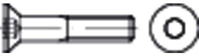 Vis Reyher ISO 10642 – Tête Fraisée à Six Pans Creux, M20 X 130 Mm, Acier 8.8, Made In Germany