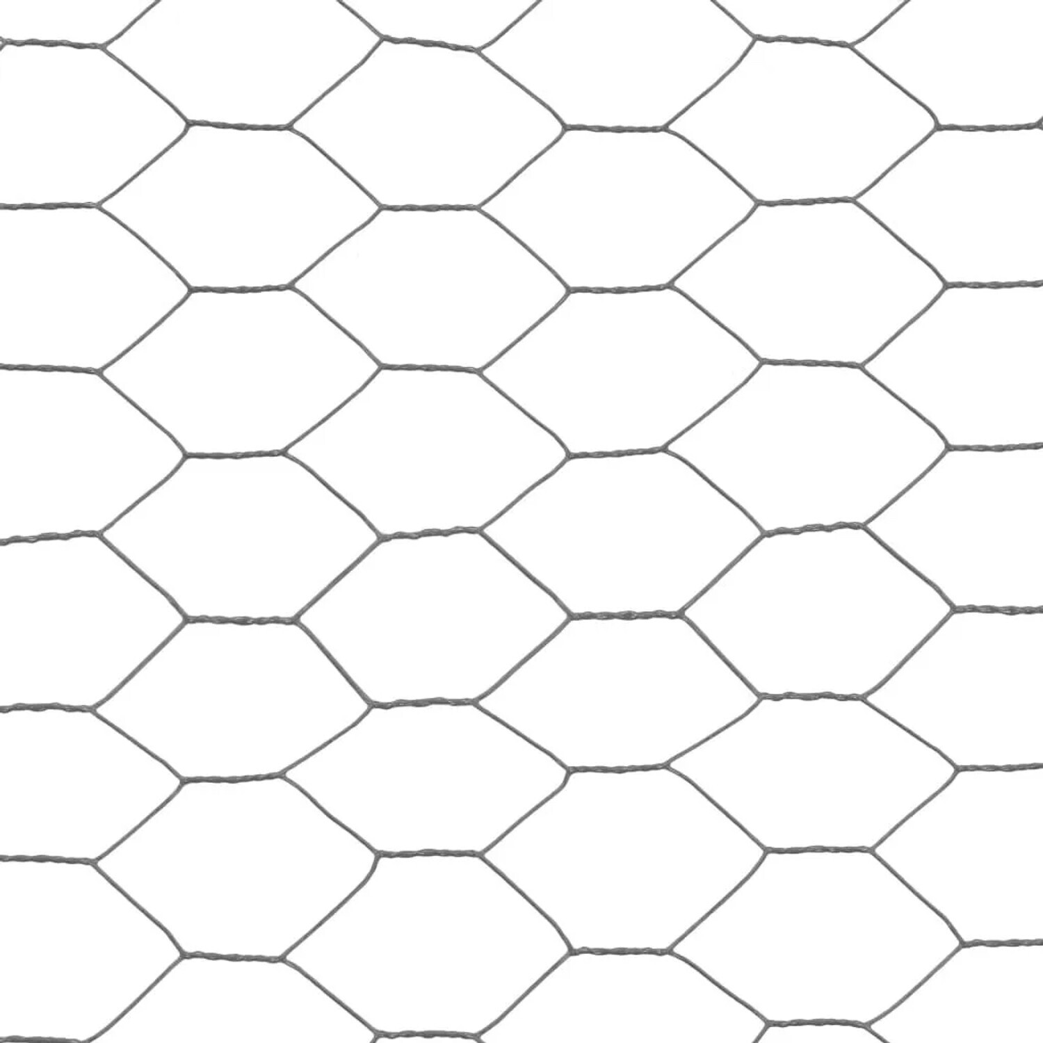 vidaXL vidaXL Wire Fence Steel with PVC Coating 25x1.5 m Grey (143291) - detail view