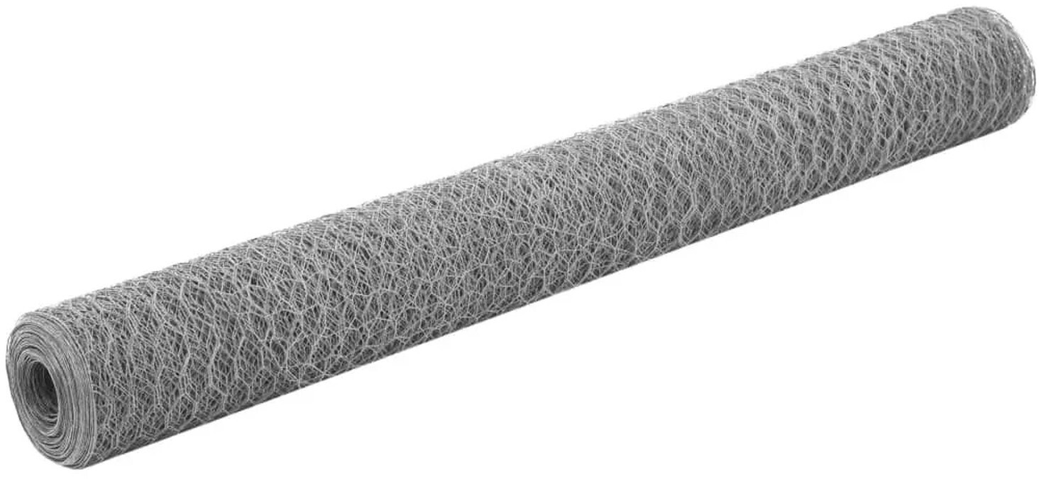 vidaXL vidaXL Wire Fence Galvanized Steel 25x1.2 m Silver (143328) - Product image 1 of 5