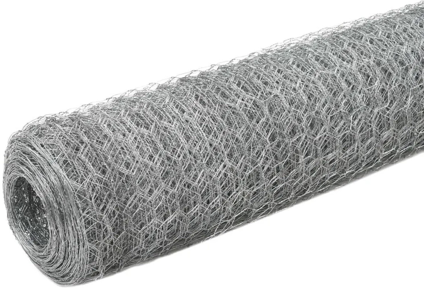 vidaXL vidaXL Wire Fence Galvanized Steel 25x1.2 m Silver (143328) - side view