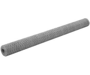 vidaXL Drahtzaun Verzinkter Stahl 25x1,5 m Silbern (143329)