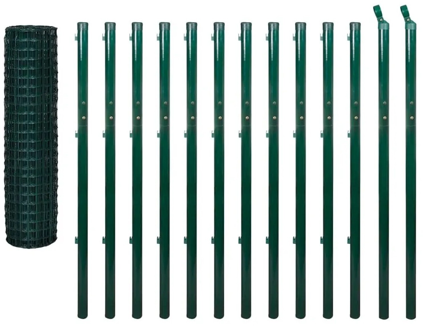 vidaXL vidaXL Euro Fence Steel 25 x 1.7 m Green (142402) - Product image 1 of 3