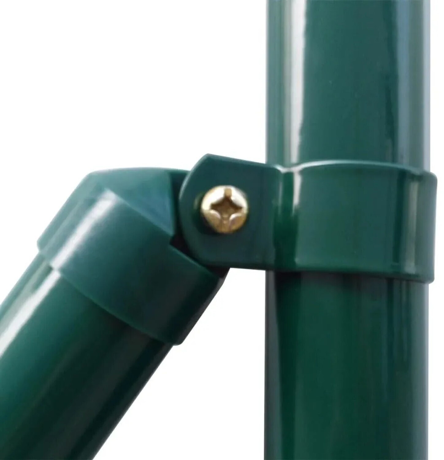 vidaXL vidaXL Euro Fence Steel 25 x 1.7 m Green (142402) - back view