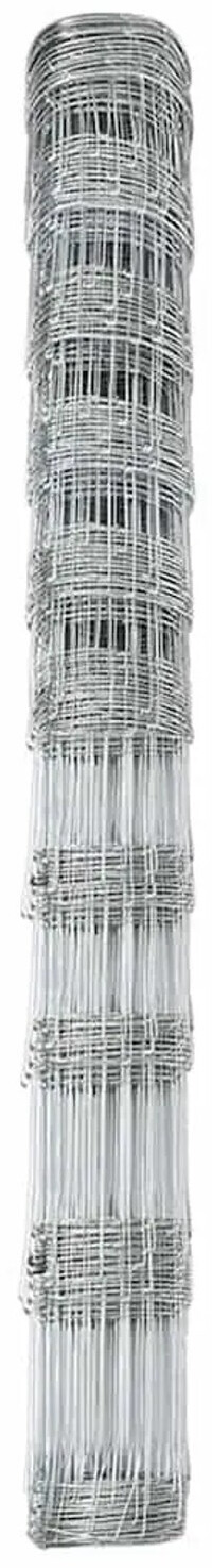 vidaXL vidaXL Silver Field Fence 50 x 1.2 m Galvanized Steel (42005838) - view 6