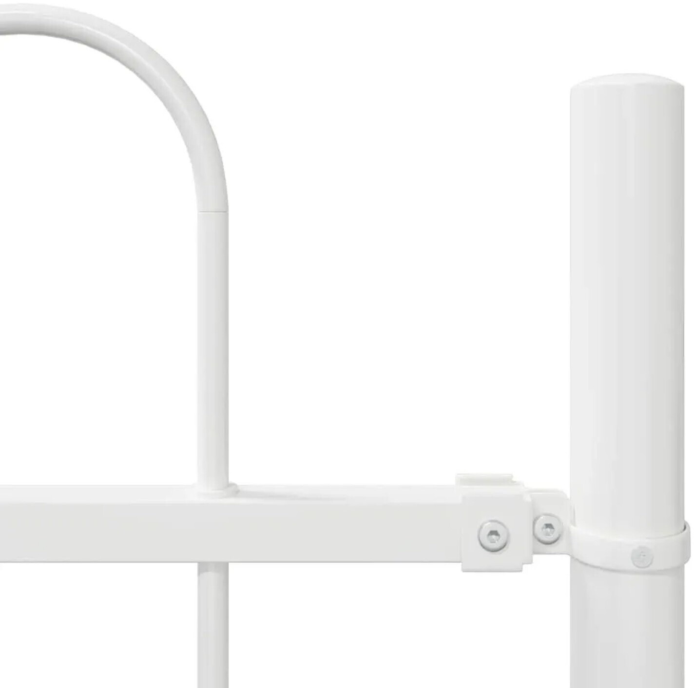 vidaXL vidaXL Garden Fence 2 Pcs White 3.4 x 0.6 m Powder-Coated Steel (3334043) - view 7