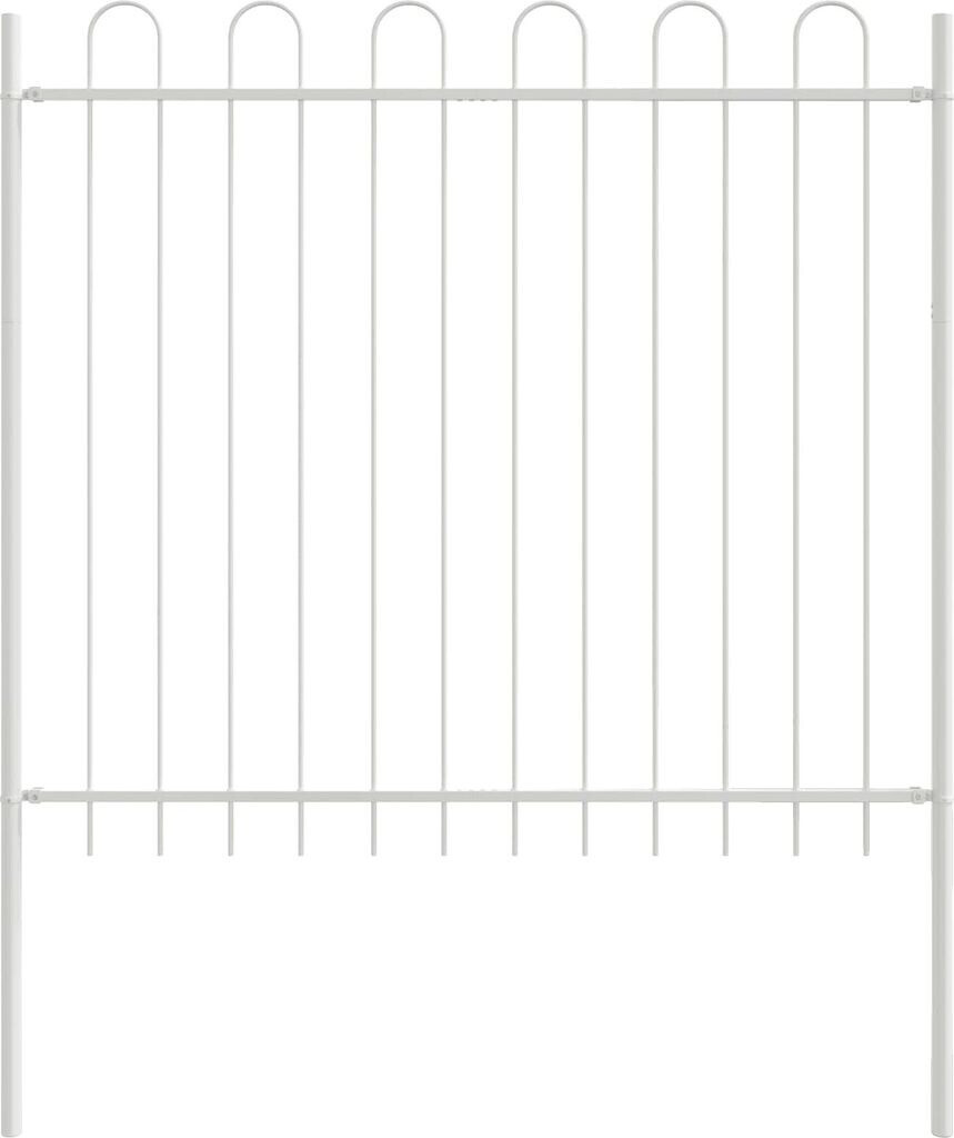 vidaXL vidaXL Garden Fence Grey 3.4 x 0.6 m Powder-Coated Steel (3334033) - Product image 1 of 8