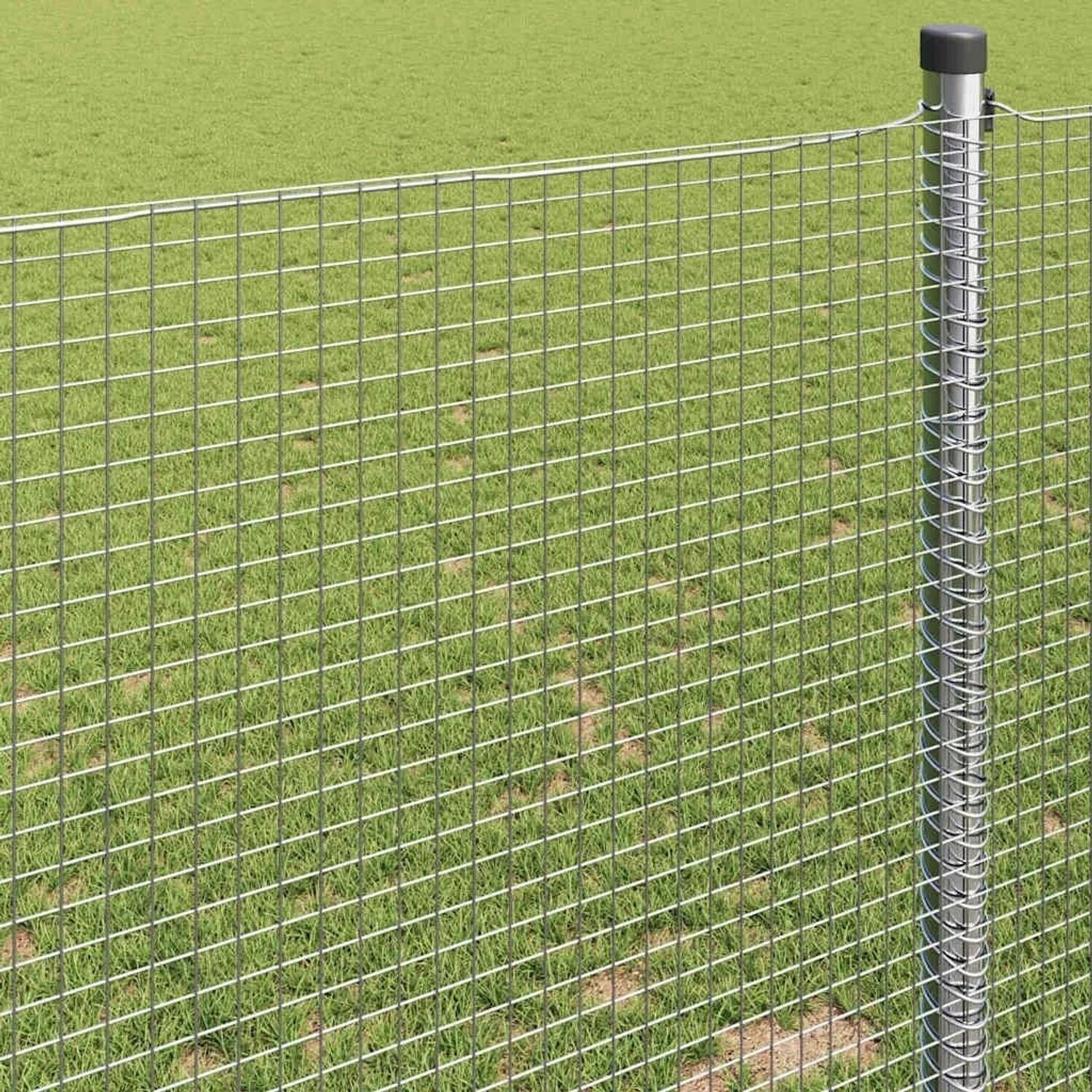 vidaXL vidaXL Welded Wire Fence Silver 0.4 x 10 m (42004874) - detail view