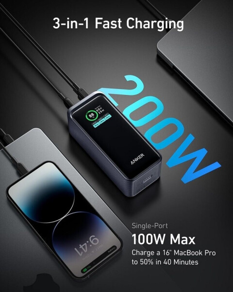 Anker Prime Powerbank 20.000mAh 220W, Bild 3