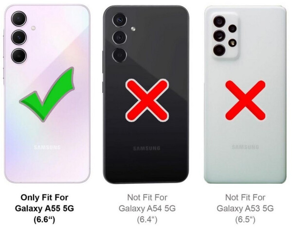 Coolgadget Hülle für Samsung Galaxy A55 5G Schutzhülle Anti Shock Handy Case Transparent Cover, Bild 3