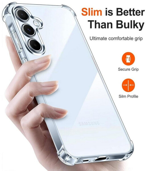 Coolgadget Hülle für Samsung Galaxy A55 5G Schutzhülle Anti Shock Handy Case Transparent Cover, Bild 7