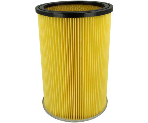 vhbw Faltenfilter kompatibel mit Thomas Inox 1560 SF, 1460 SF, 1445 SFE, 1545 SFE Staubsauger Filter, Patronenfilter, schwarz gelb