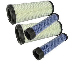 vhbw 2x Innenfilter, 2x Außenfilter kompatibel mit Hitachi zx 26U-5A Yanmar 3TNV76 Motor für Baumaschine