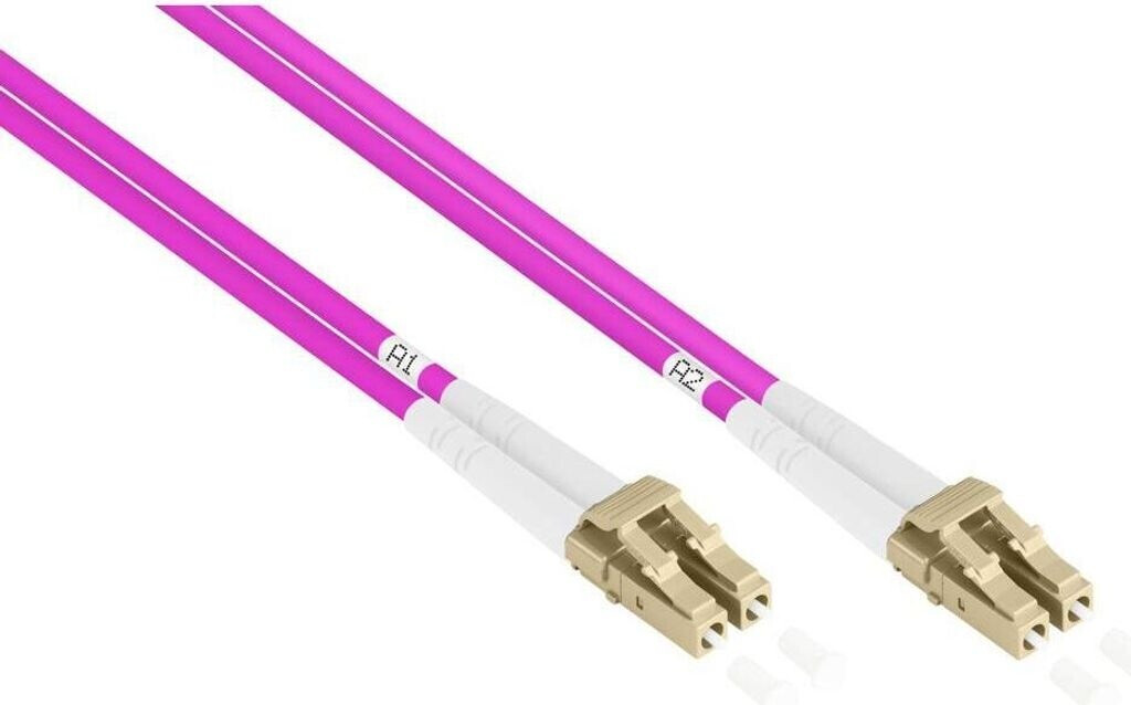 Good Connections LW-P820LC4 Glasfaserkabel 20m LC/UPC OM4 Cappuccino Violett Weiß (LW-P820LC4)