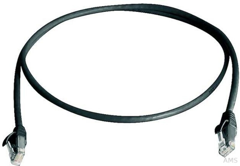 Telegärtner U/UTP Cat 6 1m 1m Cat6 U/UTP (UTP) Schwarz (L00000A0297)