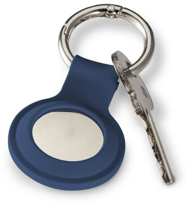 Hama Hama Key Ring Fantastic Feel for Apple AirTag Blue - side view