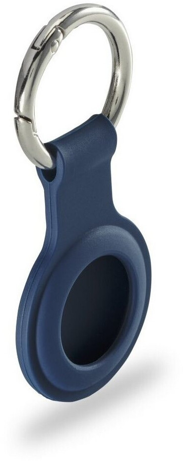Hama Hama Key Ring Fantastic Feel for Apple AirTag Blue - back view