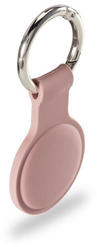 Hama Hama Key Ring Fantastic Feel for Apple AirTag Pink - back view