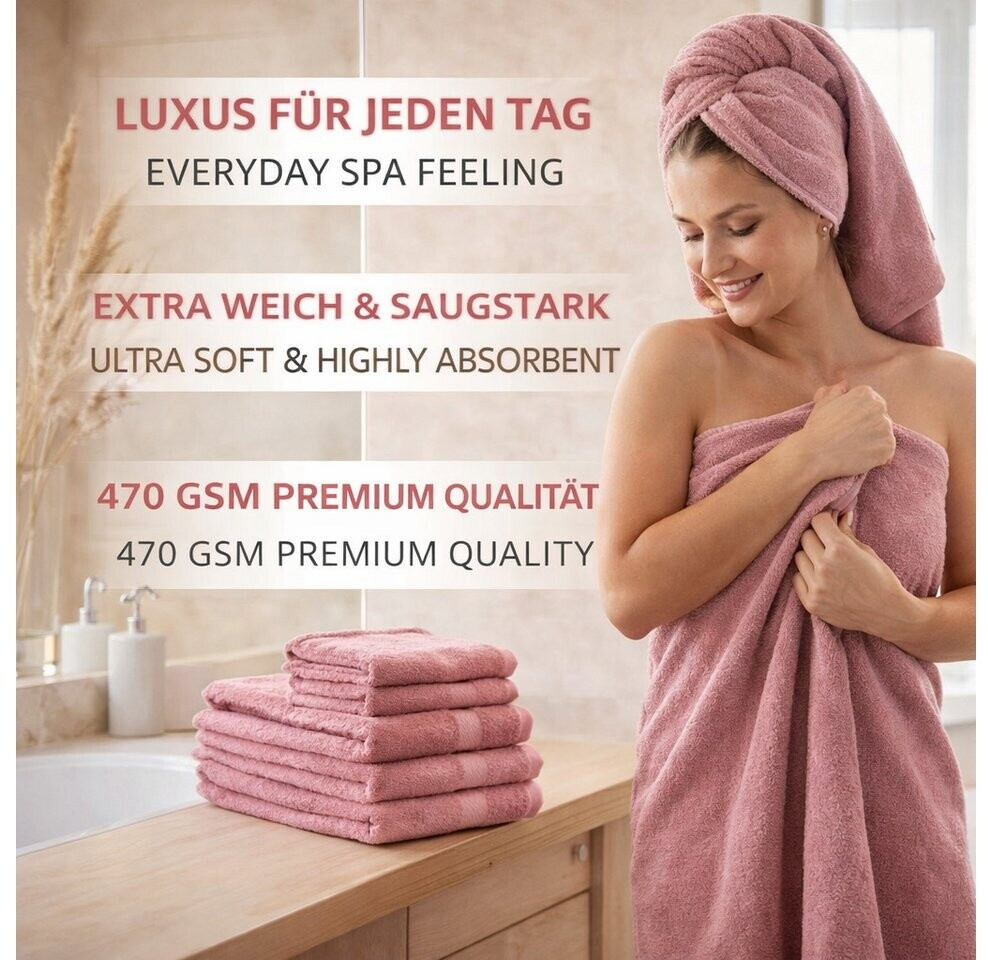 Betz Handtuch Set PREMIUM (10-tlg.) altrosa ab 64,95 € (Oktober 2026)